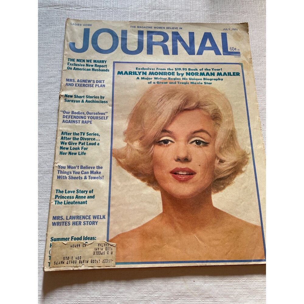 Ladies Home Journal July 1973 Marilyn Monroe Cover